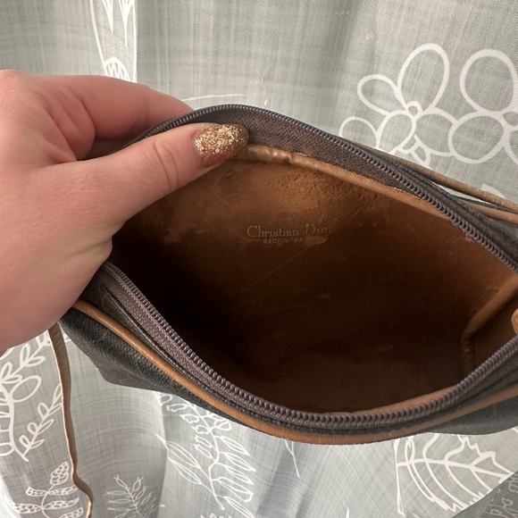 Dior Gray Honeycomb crossbody vintage Christian Dior - Picture 9 of 13